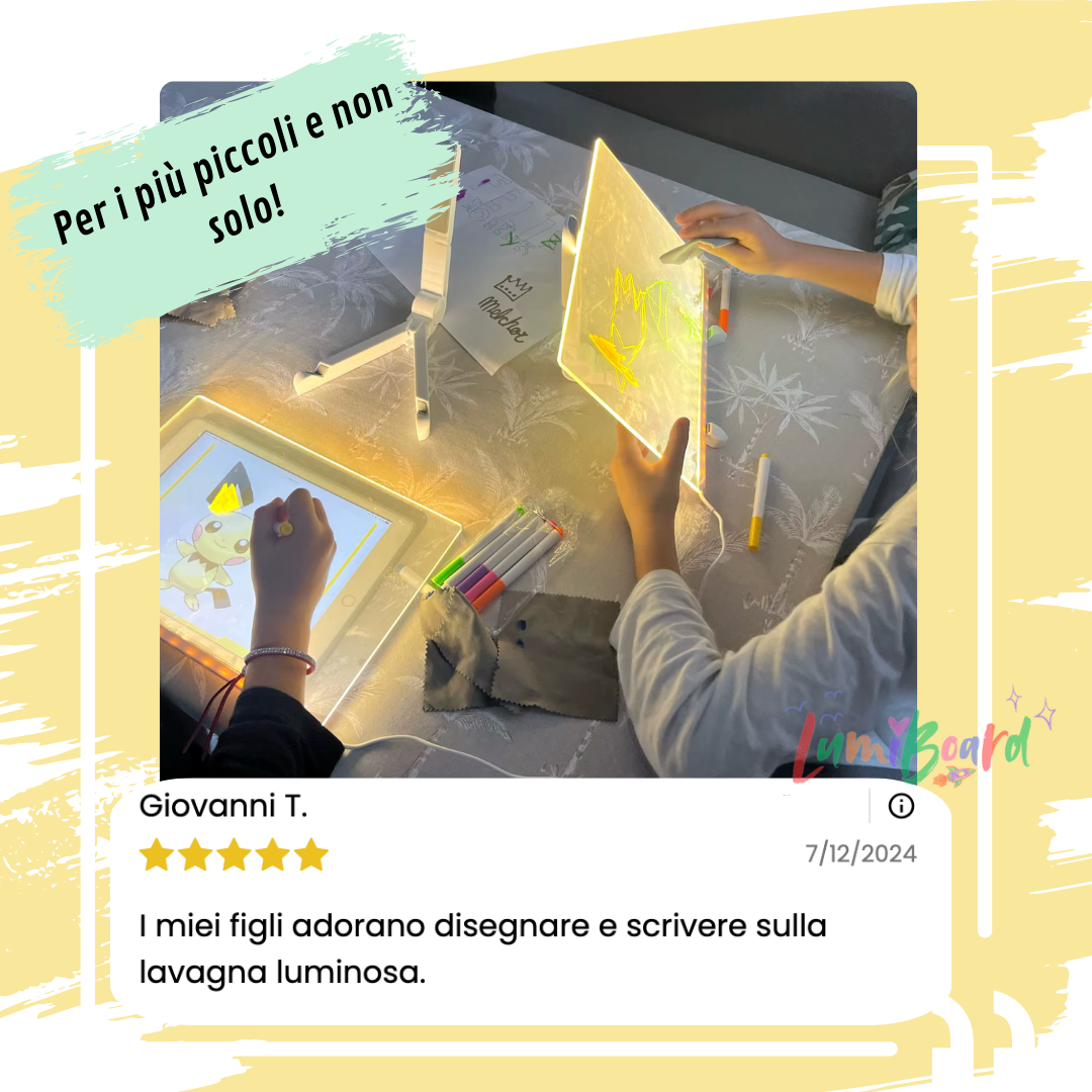 Luminous Lavagna for Coloring
